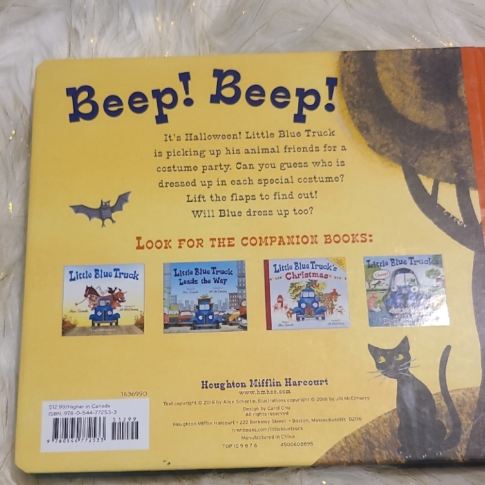 Little Blue Truck's Halloween Book - Picture 2 of 2